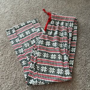 Nap Chat Men’s /Woman’s Christmas PJ’s Bottoms Holiday

Size L